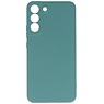 2,0 mm Fashion Color TPU-cover til Samsung Galaxy S22 Mørkegrøn