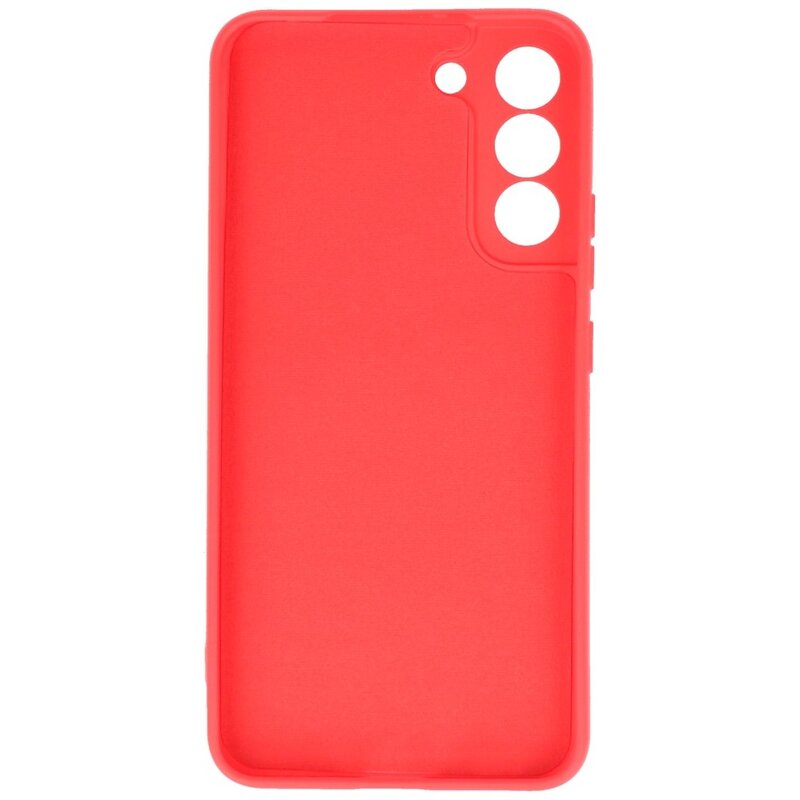 Coque en TPU Couleur Mode 2.0mm pour Samsung Galaxy S22 Plus Rouge