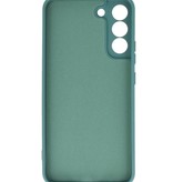Coque en TPU Couleur Mode 2.0mm pour Samsung Galaxy S22 Plus Vert Foncé