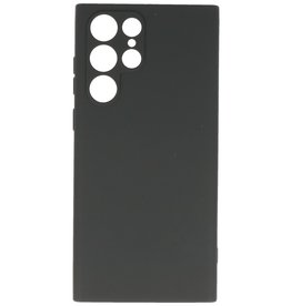 Estuche de TPU de color de moda de 2.0 mm para Samsung Galaxy S22 Ultra Black