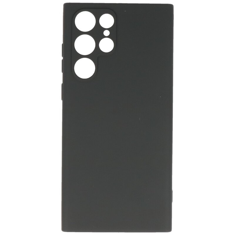 Estuche de TPU de color de moda de 2.0 mm para Samsung Galaxy S22 Ultra Black