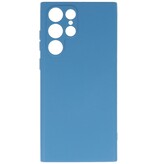Estuche de TPU de color de moda de 2.0 mm para Samsung Galaxy S22 Ultra Navy