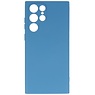 2.0mm Fashion Color TPU Hoesje voor Samsung Galaxy S22 Ultra Navy