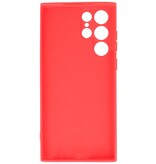 Estuche de TPU de color de moda de 2.0 mm para Samsung Galaxy S22 Ultra Red