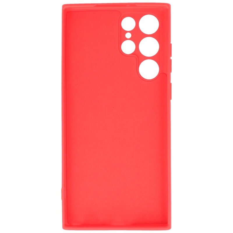 Estuche de TPU de color de moda de 2.0 mm para Samsung Galaxy S22 Ultra Red