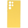 2.0mm Fashion Color TPU Case for Samsung Galaxy S22 Ultra Yellow
