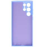 Estuche de TPU de color de moda de 2.0 mm para Samsung Galaxy S22 Ultra Purple