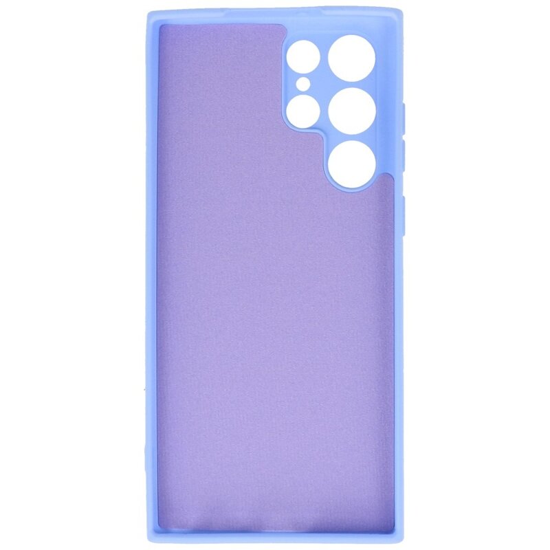 Estuche de TPU de color de moda de 2.0 mm para Samsung Galaxy S22 Ultra Purple