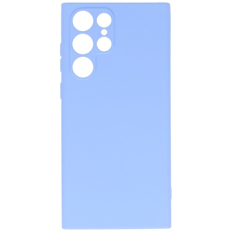Estuche de TPU de color de moda de 2.0 mm para Samsung Galaxy S22 Ultra Purple