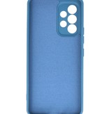 Coque en TPU Fashion Color Samsung Galaxy A33 5G Bleu Marine