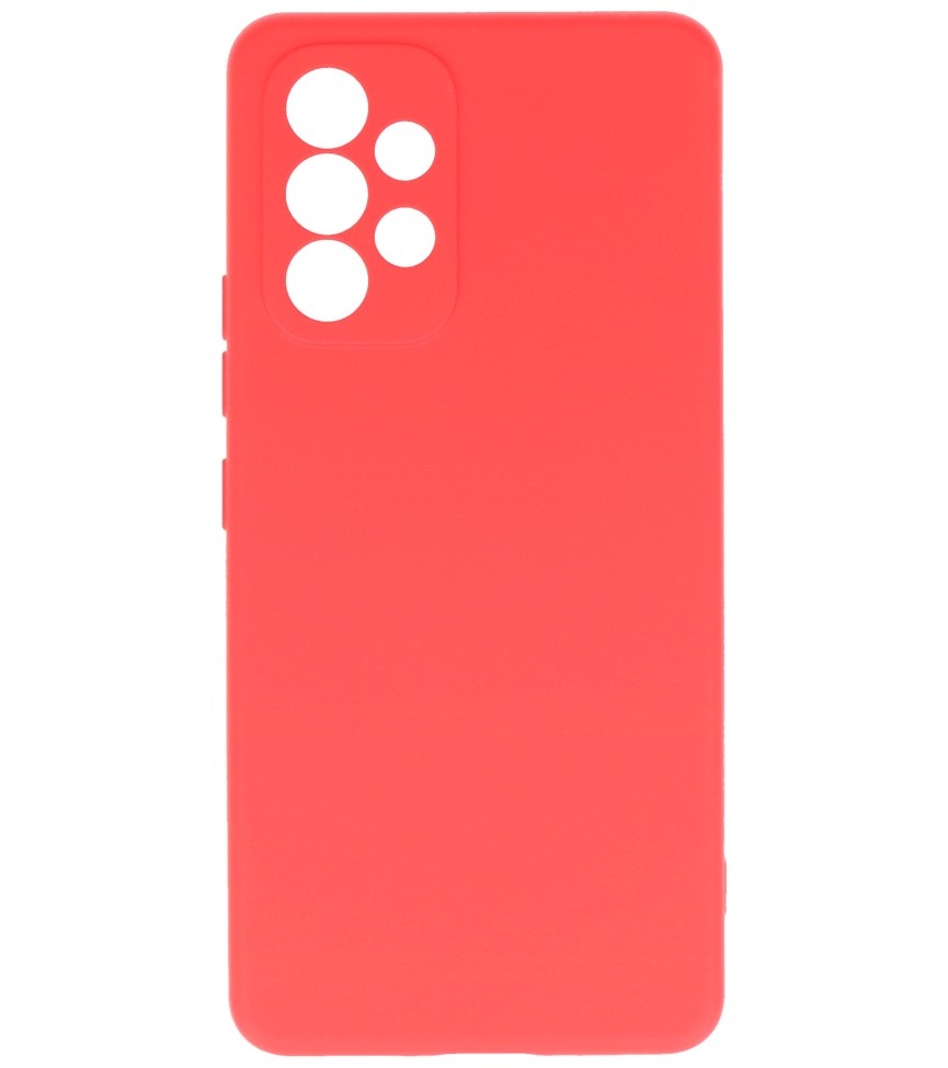 Funda TPU Color Moda Samsung Galaxy A33 5G Rojo