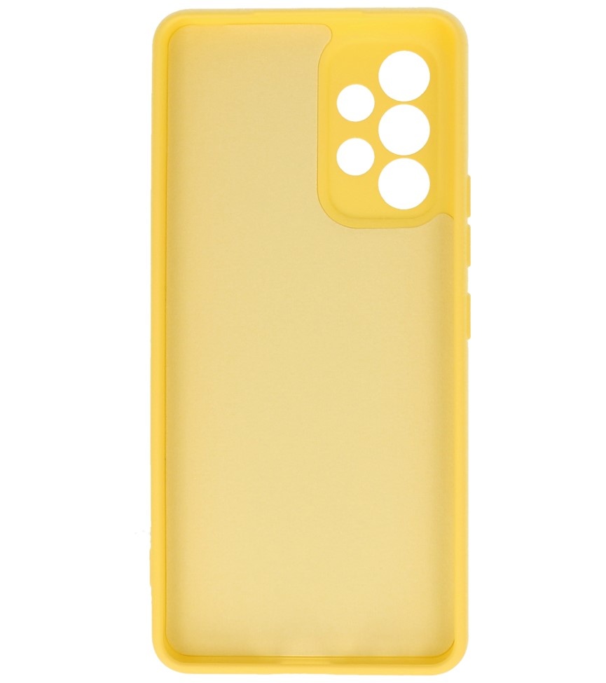 Fashion Color TPU Case Samsung Galaxy A33 5G Yellow