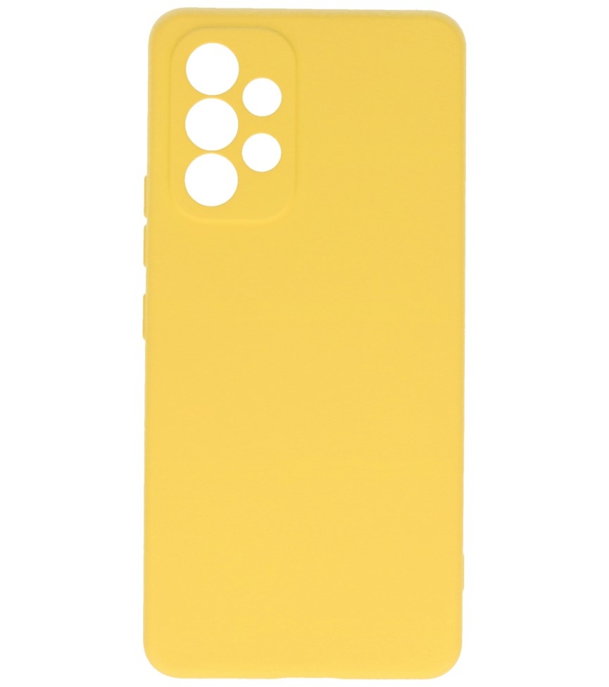 Fashion Color TPU-cover Samsung Galaxy A33 5G Gul
