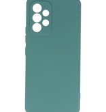 2.0mm Fashion Color TPU Hoesje voor Samsung Galaxy A33 5G Donker Groen