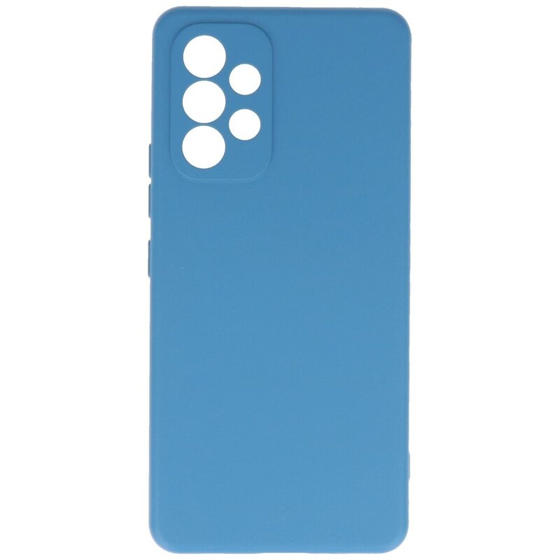 Funda TPU Color Moda Samsung Galaxy A53 5G Azul Marino