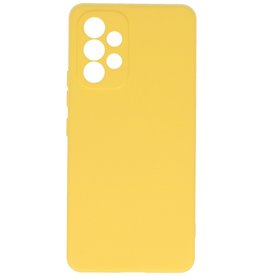 Fashion Color TPU-cover Samsung Galaxy A53 5G Gul