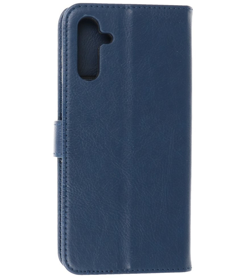 Bookstyle Wallet Cases Coque pour Samsung Galaxy A13 5G Bleu Marine