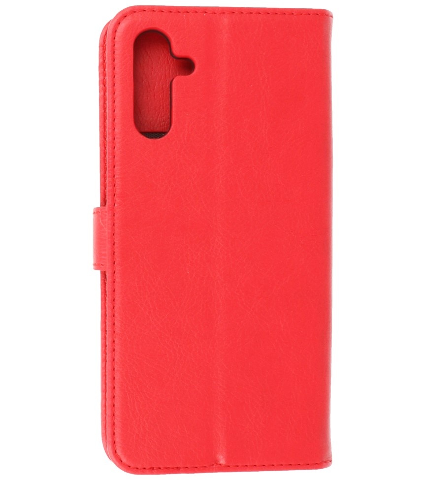 Bookstyle Wallet Cases Coque pour Samsung Galaxy A13 5G Rouge