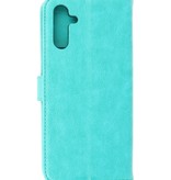 Bookstyle Wallet Cases Hoesje voor Samsung Galaxy A13 5G Groen