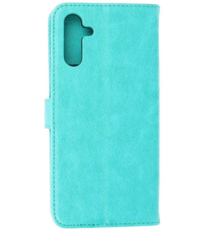 Bookstyle Wallet Cases Hoesje voor Samsung Galaxy A13 5G Groen