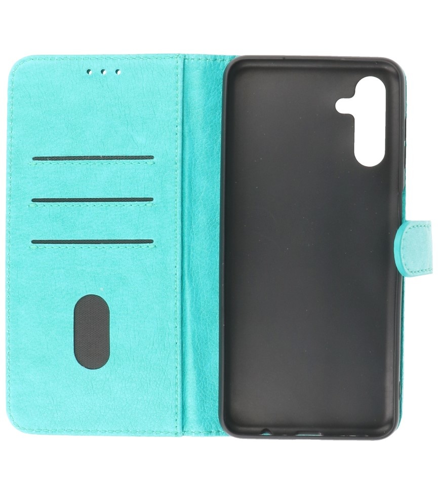 Bookstyle Wallet Cases Hoesje voor Samsung Galaxy A13 5G Groen