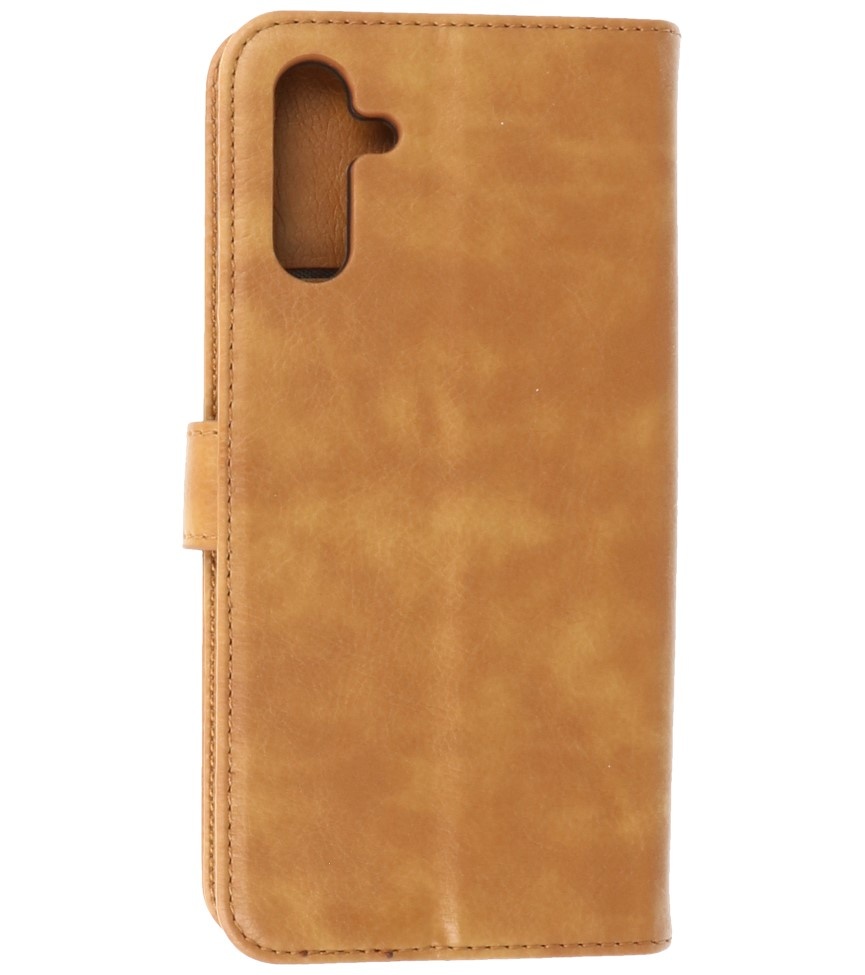 Bookstyle Wallet Cases Hoesje voor Samsung Galaxy A13 5G Bruin