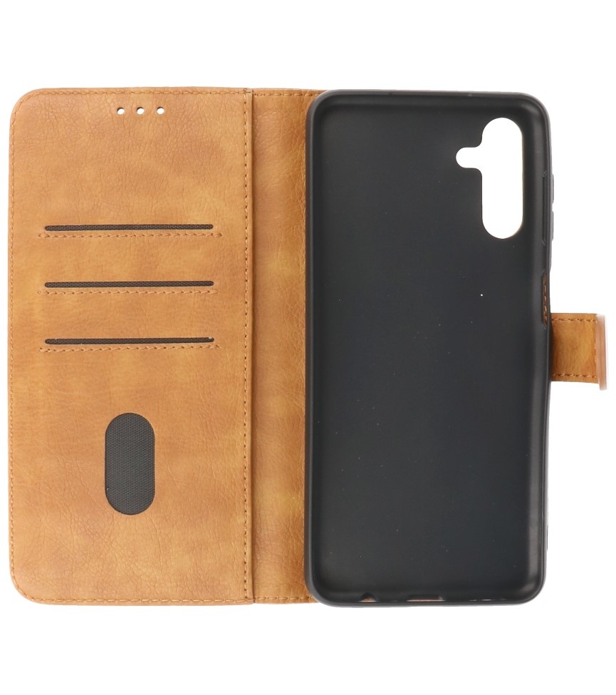 Bookstyle Wallet Cases Hoesje voor Samsung Galaxy A13 5G Bruin