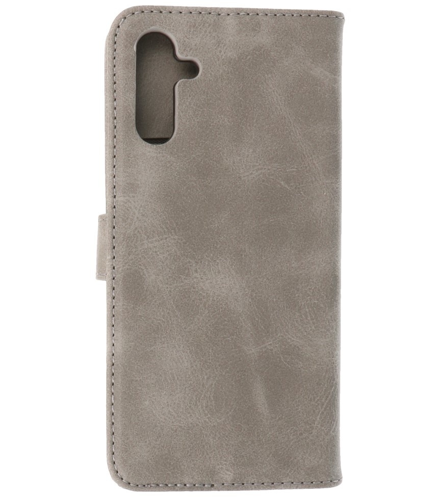 Bookstyle Wallet Cases Hoesje voor Samsung Galaxy A13 5G Grijs