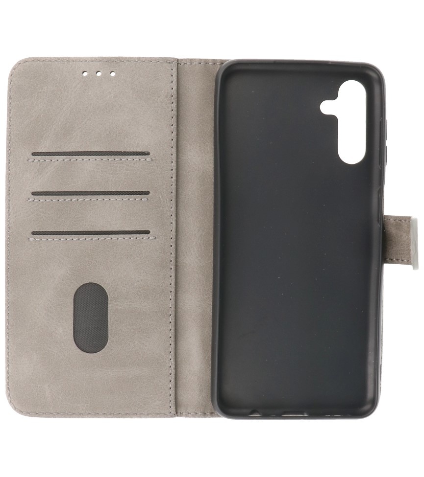 Bookstyle Wallet Cases Hoesje voor Samsung Galaxy A13 5G Grijs