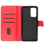 Bookstyle Wallet Cases Hoesje voor Samsung Galaxy A33 5G Rood