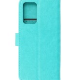 Bookstyle Wallet Cases Hoesje voor Samsung Galaxy A33 5G Groen