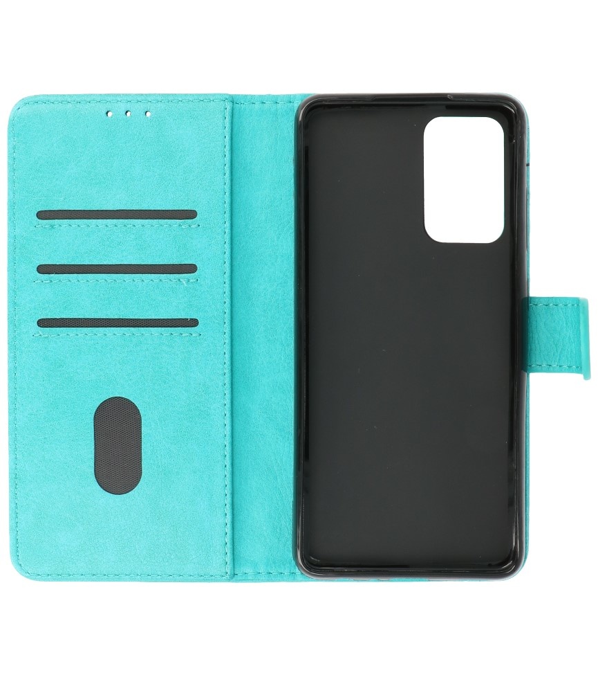 Bookstyle Wallet Cases Hoesje voor Samsung Galaxy A33 5G Groen