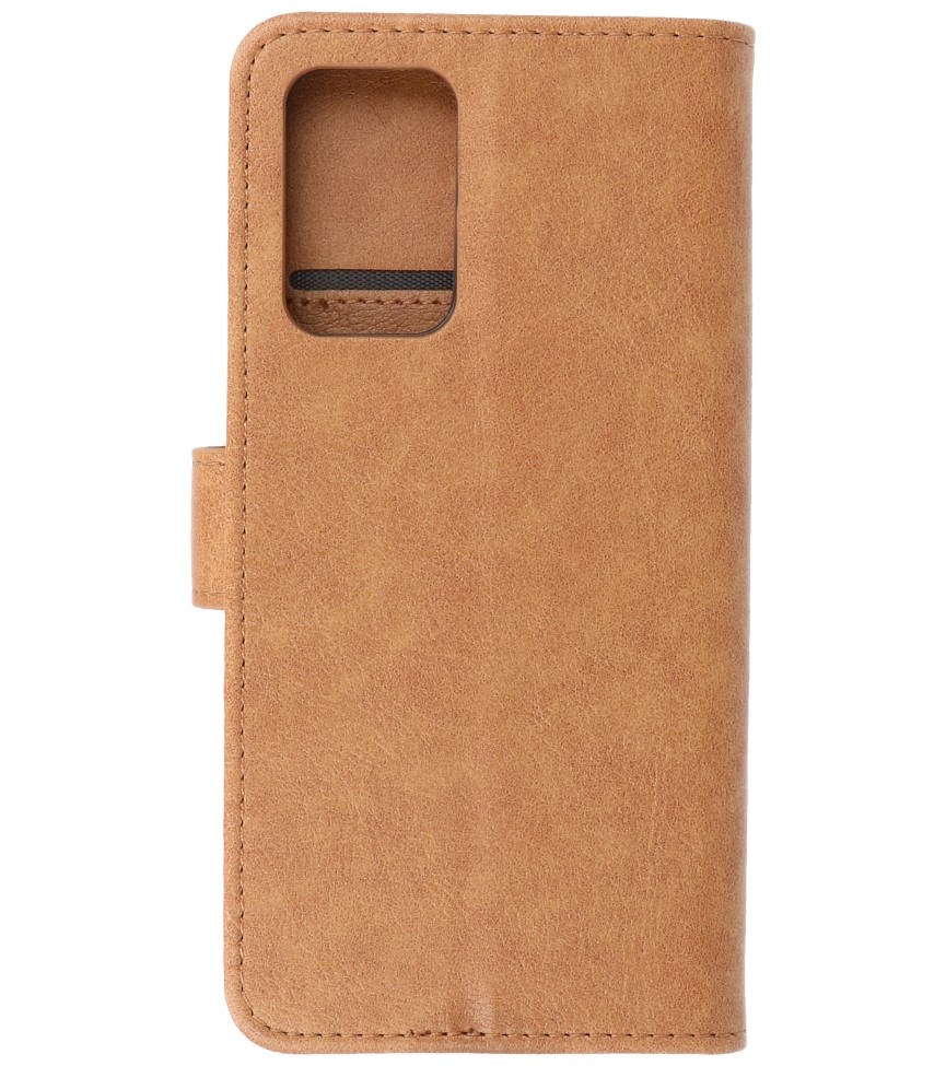 Bookstyle Wallet Cases Coque pour Samsung Galaxy A33 5G Marron