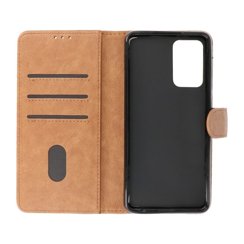 Bookstyle Wallet Cases Hoesje voor Samsung Galaxy A33 5G Bruin