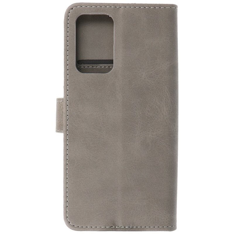 Bookstyle Wallet Cases Hoesje voor Samsung Galaxy A33 5G Grijs