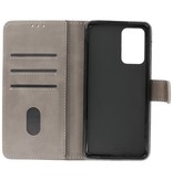 Bookstyle Wallet Cases Coque pour Samsung Galaxy A33 5G Gris