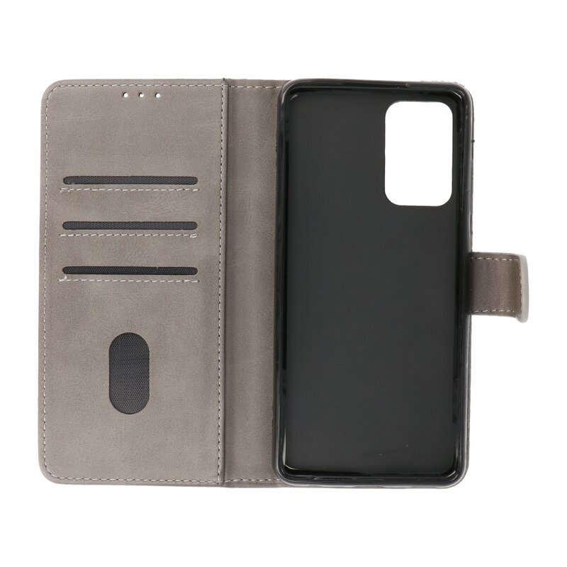 Bookstyle Wallet Cases Hülle für Samsung Galaxy A33 5G Grau