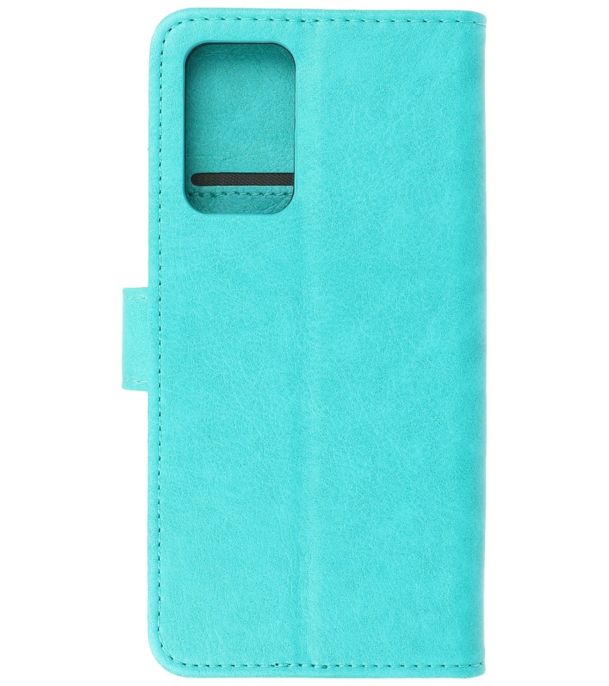 Bookstyle Wallet Cases Hoesje voor Samsung Galaxy A73 5G Groen