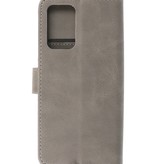 Bookstyle Wallet Cases Coque pour Samsung Galaxy A73 5G Gris