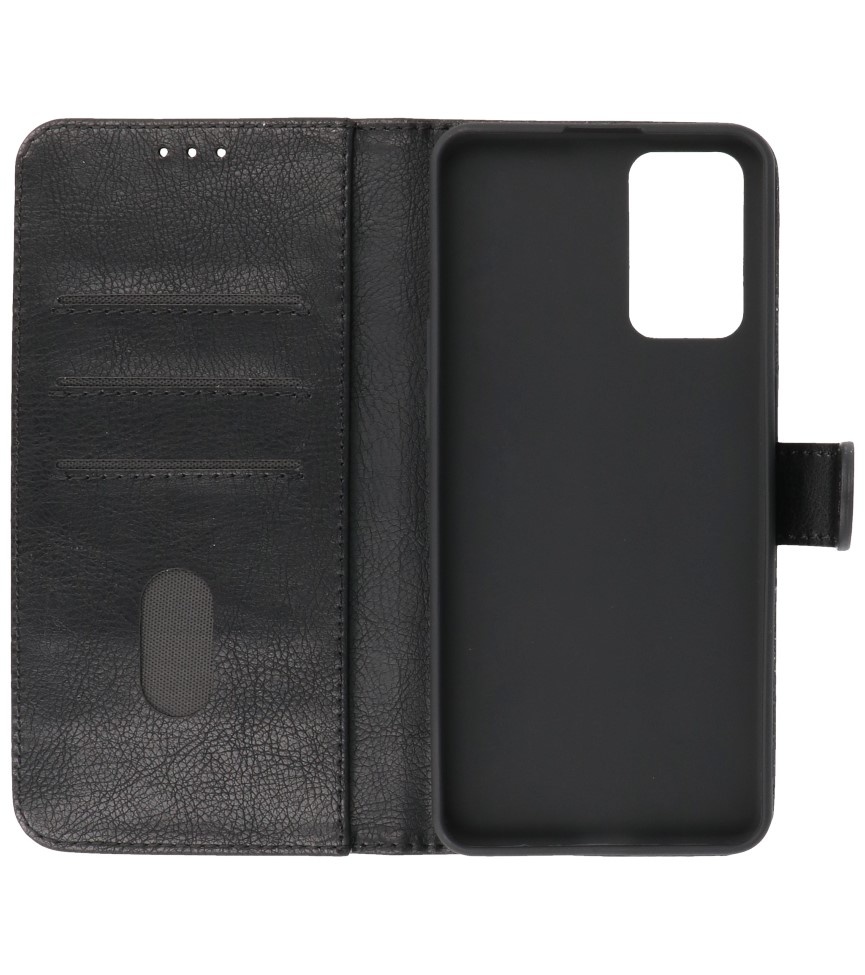Bookstyle Wallet Cases Hoesje voor Oppo A95 4G - A74 4G Zwart