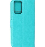 Bookstyle Wallet Cases Cover for Oppo A95 4G - A74 4G Green