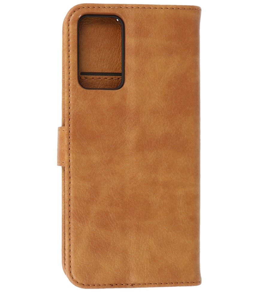 Bookstyle Wallet Cases Cover für Oppo A95 4G - A74 4G Braun