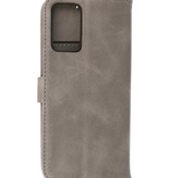 Bookstyle Wallet Cases Cover for Oppo A95 4G - A74 4G Gray