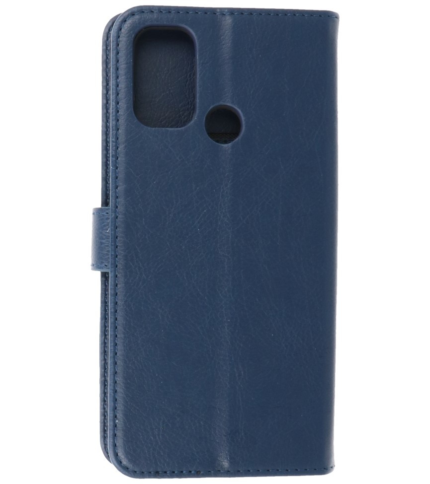 Funda tipo cartera Bookstyle para Oppo A53s 4G - A53 azul marino