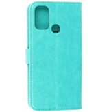 Bookstyle Wallet Cases Cover pour Oppo A53s 4G - A53 Vert