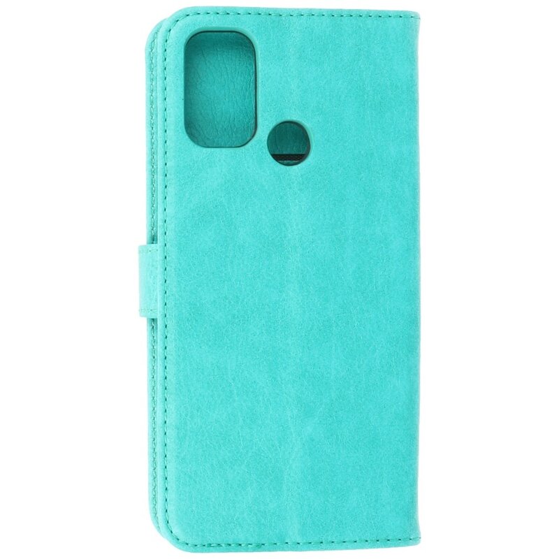 Bookstyle Wallet Cases Cover pour Oppo A53s 4G - A53 Vert