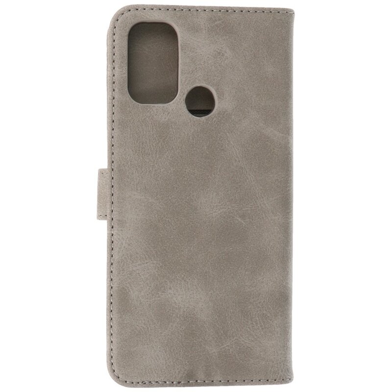 Funda Bookstyle Wallet Cases para Oppo A53s 4G - A53 Gris