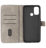 Bookstyle Wallet Cases Cover for Oppo A53s 4G - A53 Gray