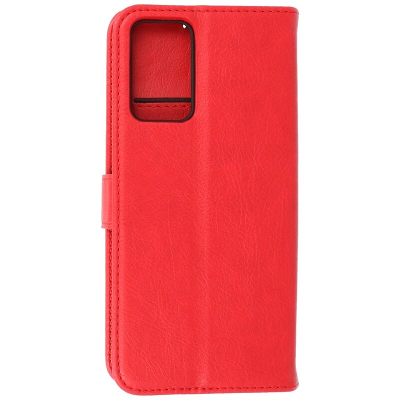 Bookstyle Wallet Cases Case for Oppo A54s Red