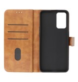 Bookstyle Wallet Cases Custodia per Oppo A54s marrone